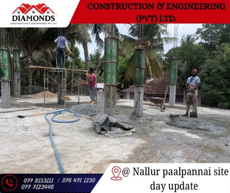 நல்லூர், பால்ப்பண்ணை கனவு இல்ல வேலைத்தளத்தின் களப் பதிவுகள்